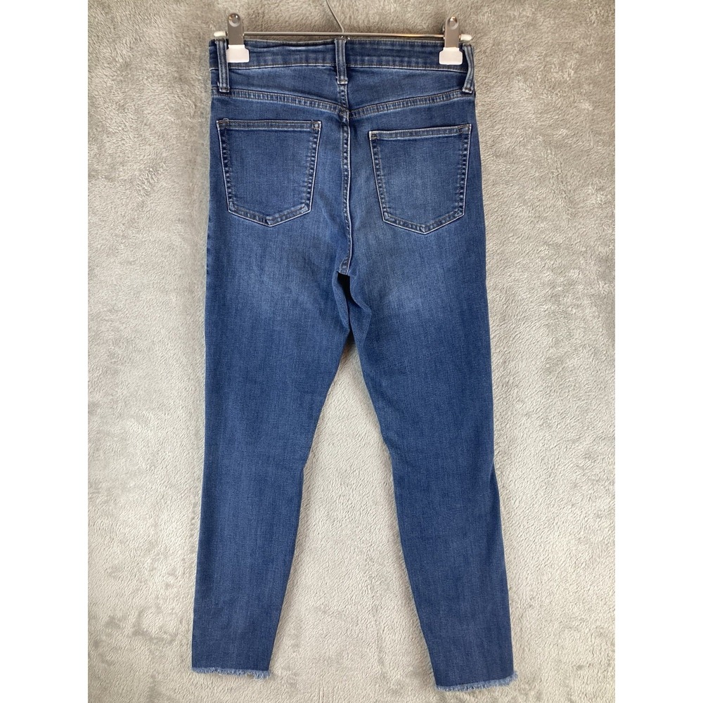 Celebrity Pink Jeans Womens 5 / 27 Blue Denim The Spice Distressed Whiskered - Picture 2 of 15